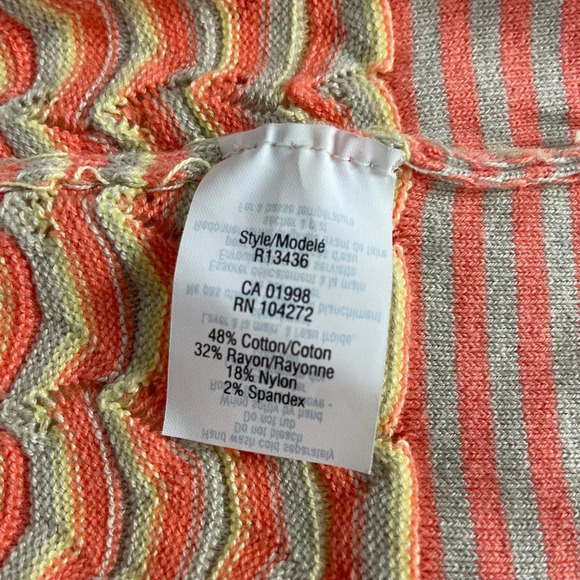 Spanner Women’s Cardigan Open Longline Short Sleeve Spring Multi Colour Large - Picture 8 of 11